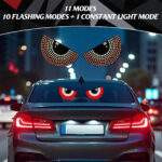 ⁦Feux de Voiture à LED Dynamiques Devil Eyes pour Pare-brise Arrière⁩ - الصورة ⁦2⁩