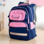 Sac à Dos Scolaire Orthopédique pour Enfants X-SHUAIQI Rose et Bleu – محفظة مدرسية للأطفال وردي وأزرق