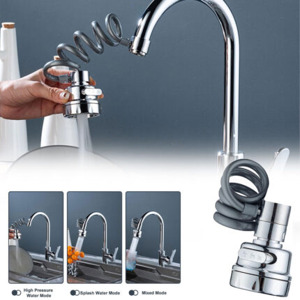 Pulvérisateur d’évier de cuisine à économie d’eau avec tuyau extensible – مرش مياه قابل للتمدد