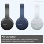 ⁦Sony Casque Bluetooth Original sans fil assistant vocal intégré, charge rapide, autonomie jusqu'à 35 heures WH-CH510⁩ - الصورة ⁦4⁩
