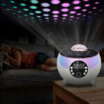 ⁦Haut-Parleur et Réveil LED d’Ambiance avec Chargeur Sans Fil 15W⁩ - الصورة ⁦2⁩