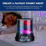⁦Star Master Veilleuse Galaxy et Projecteur d’étoiles – جهاز عرض النجوم⁩ - الصورة ⁦5⁩