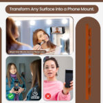 ⁦Support de téléphone Mains Libre à Ventouse – حامل هاتف قابل للتثبيت بسهولة⁩ - الصورة ⁦2⁩