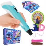 Stylo 3D Graffiti pour Enfants avec Recharges de Filament – قلم رسم ثلاثي الأبعاد للأطفال