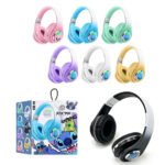Casque Audio Design Stitch pour Enfants avec Connexion Bluetooth, USB et Carte TF – سماعات رأس للأطفال ستيتش