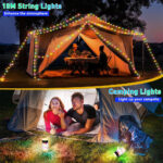⁦Lampe de Camping Enroulable avec Guirlande Lumineuse 10m – مصباح تخييم محمول وقابل للشحن⁩ - الصورة ⁦3⁩