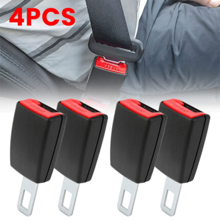 4Pcs Rallonge de ceinture de sécurité de voiture anti-Bip