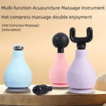 ⁦Appareil de Massage Rechargeable Portatif avec 5 Têtes Interchangeables – جهاز تدليك محمول قابل للتثبيت⁩ - الصورة ⁦2⁩