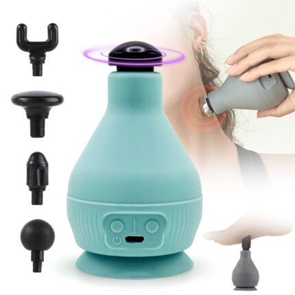 Appareil de Massage Rechargeable Portatif avec 5 Têtes Interchangeables – جهاز تدليك محمول قابل للتثبيت