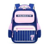 Sac à Dos Scolaire pour Enfants SUNDAY Rose et Bleu – حقيبة ظهر مدرسية للأطفال وردي وأزرق