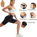⁦Leggings Sauna d’entraînement Taille Haute pour Femmes – شورت تعرق للنساء⁩ - الصورة ⁦4⁩