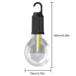 ⁦Lampe de Camping Solaire étanche et Rechargeable 3 modes d’éclairage T01-B – مصباح محمول بالطاقة الشمسية⁩ - الصورة ⁦5⁩