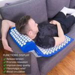 ⁦Coussin et Tapis Massage en Polymère d’acupression avec Sac de Rangement – بساط تدليك مع وسادة وحقيبة متنقلة⁩ - الصورة ⁦5⁩