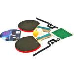 ⁦Ensembles Raquettes de tennis de table pingpong avec 2 Balles⁩ - الصورة ⁦2⁩