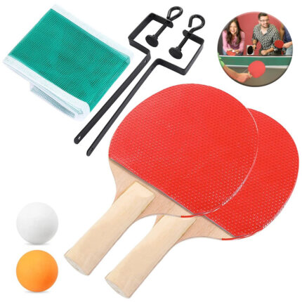 Ensembles Raquettes de tennis de table pingpong avec 2 Balles