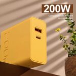 ⁦Chargeur Ultra Rapide USB PD 2 en 1 Type C 200W – شاحن سريع بقدرة 200 واط⁩ - الصورة ⁦2⁩