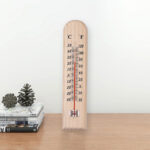 ⁦thermomètre en bois pour intérieur ou extérieur 25cm⁩ - الصورة ⁦3⁩