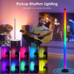 ⁦Lampadaire d’Angle LED RGB à Intensité Variable – مصباح ملون للديكور⁩ - الصورة ⁦2⁩