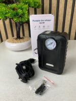 ⁦Pompe de Gonflage Portable Haute Pression avec Lampe LED – مضخة نفخ محمولة عالية الضغط مزودة بإضاءة⁩ - الصورة ⁦2⁩