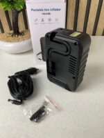 ⁦Pompe de Gonflage Portable Haute Pression avec Lampe LED – مضخة نفخ محمولة عالية الضغط مزودة بإضاءة⁩ - الصورة ⁦3⁩