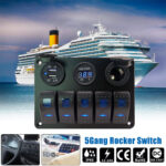 ⁦Panneau de commande 12 V pour Bateau avec Affichage de Voltage – لوحة تحكم⁩ - الصورة ⁦6⁩