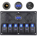 ⁦Panneau de commande 12 V pour Bateau avec Affichage de Voltage – لوحة تحكم⁩ - الصورة ⁦5⁩