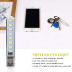⁦Porte Clé Mini-Lampe à LED USB – مصباح محمول بحجم صغير⁩ - الصورة ⁦3⁩