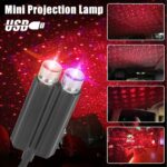 ⁦Double Projecteur Étoilé LED pour Intérieur de Voiture USB – إضاءة سقف السيارة⁩ - الصورة ⁦5⁩