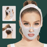 ⁦Masque pour visage V Face avec ceinture liftante A929 – قناع شد الوجه للنساء⁩ - الصورة ⁦2⁩