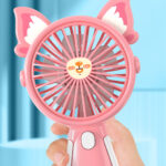 ⁦Mini Ventilateur de Poche Design Mignon – مروحة محمولة⁩ - الصورة ⁦5⁩