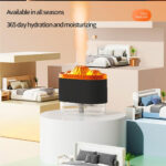 ⁦Humidificateur Volcano et Diffuseur de flamme Colorée 300ml – معطر جو على شكل بركان⁩ - الصورة ⁦3⁩