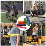 ⁦Bande 5Pcs de résistance élastique extensible pour l’entraînement⁩ - الصورة ⁦7⁩