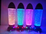⁦Lampe LED flocon de neige magique rotatif RGB⁩ - الصورة ⁦4⁩