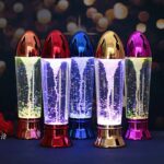 ⁦Lampe LED flocon de neige magique rotatif RGB⁩ - الصورة ⁦2⁩