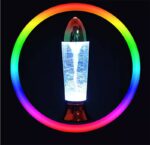 ⁦Lampe LED flocon de neige magique rotatif RGB⁩ - الصورة ⁦9⁩