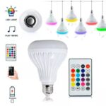 ⁦Ampoule Bluetooth Avec Haut-Parleur Rgb Télécommande SansFil⁩ - الصورة ⁦5⁩