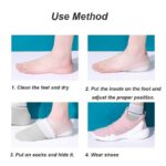 ⁦Talon en silicone pour augmenter la hauteur – Unisexe⁩ - الصورة ⁦5⁩