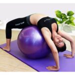 ⁦Balle de Yoga suisse ,Stretches, équilibre, résistance à la tension, gymnastique,fitness a la maison⁩ - الصورة ⁦3⁩