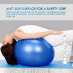 ⁦Balle de Yoga suisse ,Stretches, équilibre, résistance à la tension, gymnastique,fitness a la maison⁩ - الصورة ⁦5⁩