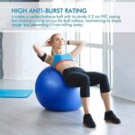 ⁦Balle de Yoga suisse ,Stretches, équilibre, résistance à la tension, gymnastique,fitness a la maison⁩ - الصورة ⁦6⁩