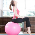 ⁦Balle de Yoga suisse ,Stretches, équilibre, résistance à la tension, gymnastique,fitness a la maison⁩ - الصورة ⁦7⁩