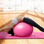 ⁦Balle de Yoga suisse ,Stretches, équilibre, résistance à la tension, gymnastique,fitness a la maison⁩ - الصورة ⁦11⁩