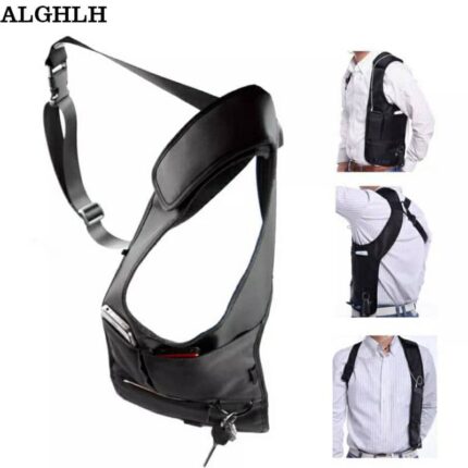 Sacoche sous-bras Anti-vol Multi-Poche Design Élégant Pour Voyage Quotidien