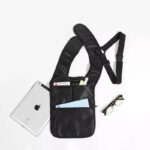 ⁦Sacoche sous-bras Anti-vol Multi-Poche Design Élégant Pour Voyage Quotidien⁩ - الصورة ⁦5⁩