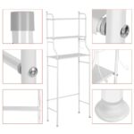 ⁦support de rangement en acier inoxydable pour salle de bain WC⁩ - الصورة ⁦4⁩