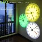 ⁦Projecteur horloge mural HD Rotation à 180 degrés 2 mode et 4 couleur⁩ - الصورة ⁦2⁩