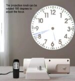 ⁦Projecteur horloge mural HD Rotation à 180 degrés 2 mode et 4 couleur⁩ - الصورة ⁦7⁩