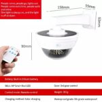 ⁦Lampe de Surveillance extérieure solaire Anti-vol, capteur de mouvement PIR à Induction humaine⁩ - الصورة ⁦5⁩