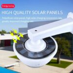 ⁦Lampe de Surveillance extérieure solaire Anti-vol, capteur de mouvement PIR à Induction humaine⁩ - الصورة ⁦7⁩