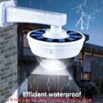 ⁦Lampe de Surveillance extérieure solaire Anti-vol, capteur de mouvement PIR à Induction humaine⁩ - الصورة ⁦2⁩